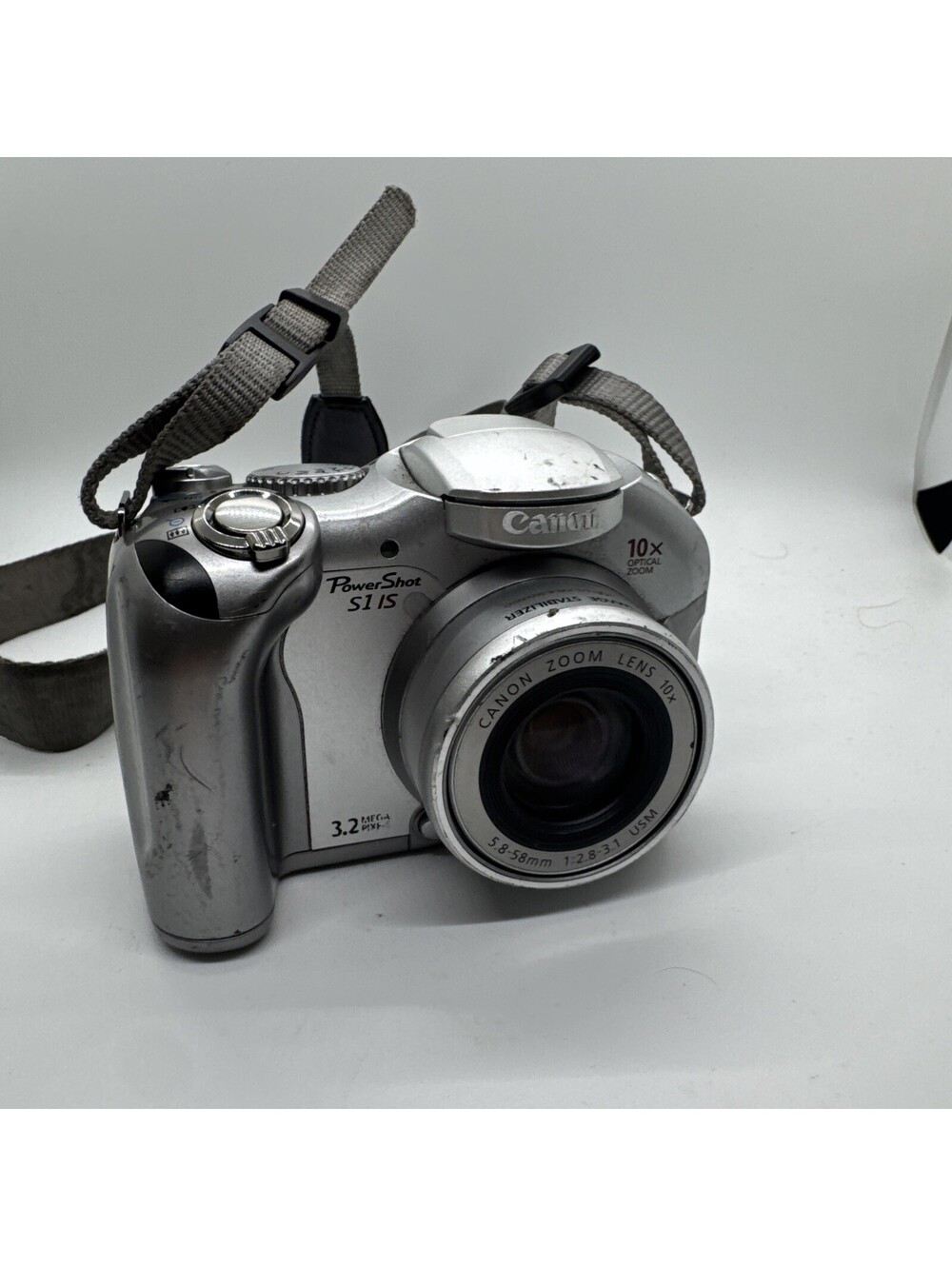 Canon Vintage Y2K PowerShot 3.2MP Digital Camera Tested Works No CF Card